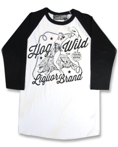 Liquor Brand Hogwild Herren Raglans