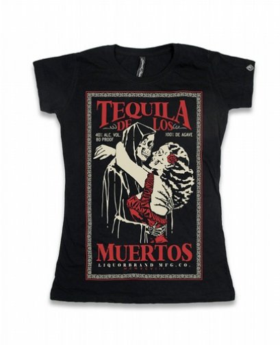 Liquor Brand Tequila Damen T-Shirts