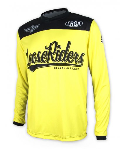 Loose Riders TEAM ISSUE YELLOW Herren Jerseys Lange Ärmel