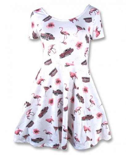 Liquor Brand VEGAS-skate Women Dress