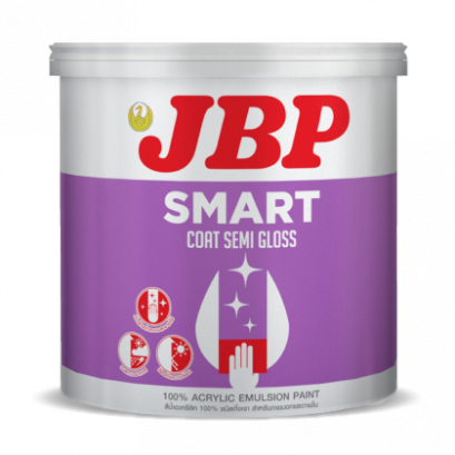 สีน้ำอะคริลิค&nbsp;JBP สมาร์ทโค้ท&nbsp;กึ่งเงา&nbsp;D&nbsp;2.5&nbsp;G