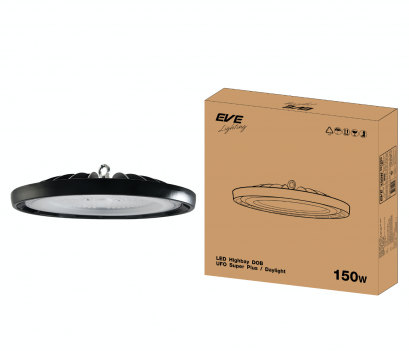 โคมไฮเบย์ LED DOB UFO Plus EVE 150 w.ขาว