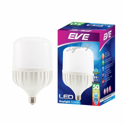 หลอด LED EVE High Watt Shop Bulb 50 W. ขาว