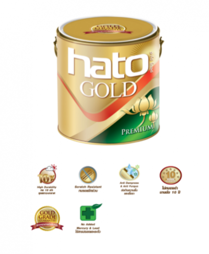 สีน้ำมันทองคำ&nbsp;hato&nbsp;AG-444&nbsp;กล.