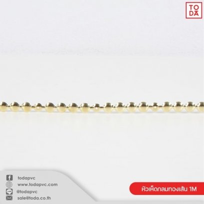 Golden round mushroom head 1M