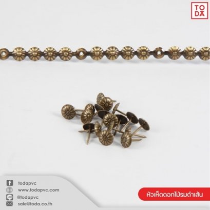 Black-bellied flower mushroom head