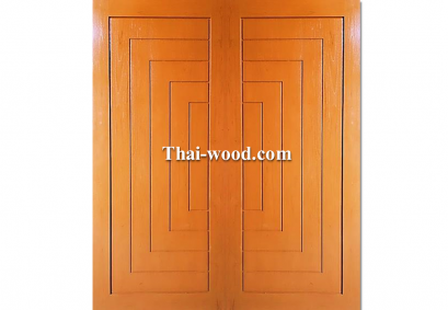 ประตูไม้สักบานคู่ D0251