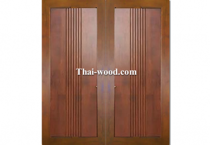ประตูไม้สักบานคู่ D0260