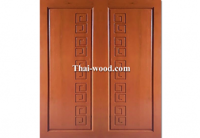 ประตูไม้สักบานคู่ D0262