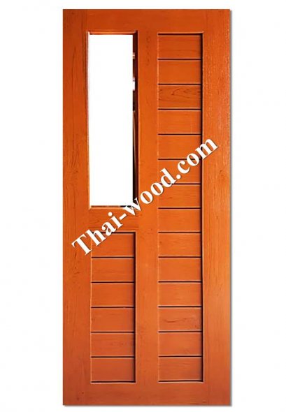 ประตูไม้สักบานเดี่ยวD324