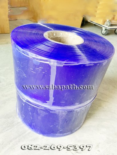 ม่านพลาสติกใส แบบเรียบ หนา 2 mm.