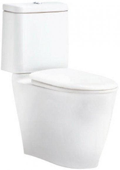 C17027 สุขภัณฑ์ แบบสองชิ้น 3/4.5 ลิตร รุ่น SPACE SOLUTION-4 สีขาว - COTTO