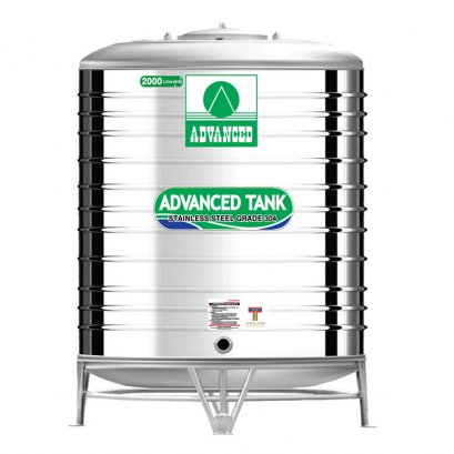 AR Series ถังเก็บน้ำสเตนเลสสตีล แบบก้นนูน ก้นเรียบ สูงพิเศษ (Water Tank Stainless Steel) - ADVANCE