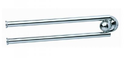 CT758(HM) ราวพาดผ้า 2 ก้านสวิง (Double Towel Bar) รุ่น CHESS - COTTO