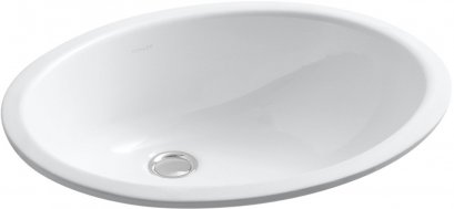K-2210X-0 อ่างล้างหน้า แบบฝังใต้เคาน์เตอร์ รุ่น CAXTON 17" - KOHLER