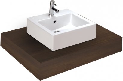 TF-0544 อ่างล้างหน้า แบบวางบนเคาน์เตอร์ (ไม่รวมเคาน์เตอร์) สีขาว - American Standard