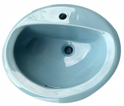 TF-476S อ่างล้างหน้า ฝังบนเคาน์เตอร์ [ สีขาว สีฟ้า สีงา สีเนื้อ สีแดง สีน้ำตาลเข้ม สีเทาเข้ม ]- American Standard