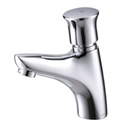 TS100N ก๊อกเดี่ยวอ่างล้างหน้าระบบปิดอัตโนมัติ รุ่น BENONE  - TOTO