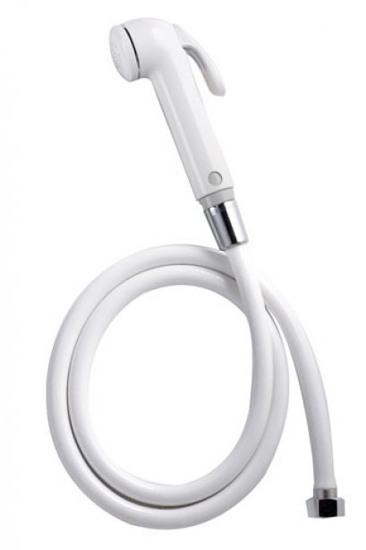 CT992H#WH ฝักบัวฉีดชำระ สายฉีดชำระ สีขาว (ยับยั้งเชื้อแบคทีเรีย) - COTTO