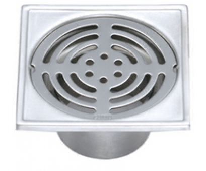 CT640Z1PW(HM) Floor Drain ตะแกรงน้ำทิ้งสเตนเลสเหลี่ยม 2