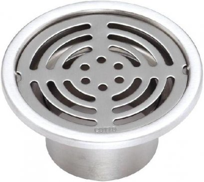 CT640Y3PW(HM) ตะแกรงน้ำทิ้งสเตนเลสกลมติดตั้งกับท่อพีวีซีขนาด 3 นิ้ว (หน้าแปลน 4.8 นิ้ว)
