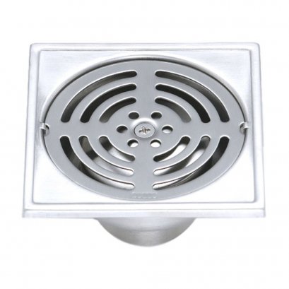 CT640Z2P(HM) ตะแกรงกันกลิ่นสเตนเลสเหลี่ยมติดตั้งกับท่อพีวีซีขนาด 1.5-3 นิ้ว