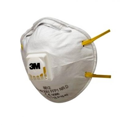 หน้ากากกรองฝุ่น ละออง มีวาล์ว 3M 8812