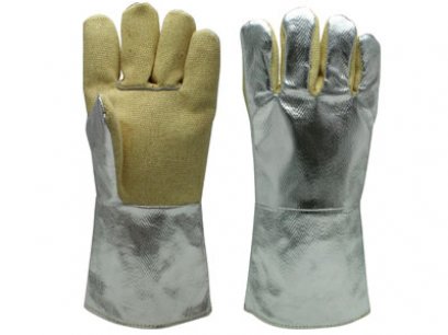 ถุงมืออลูมิไนซ์เคฟล่าร์กันความร้อน