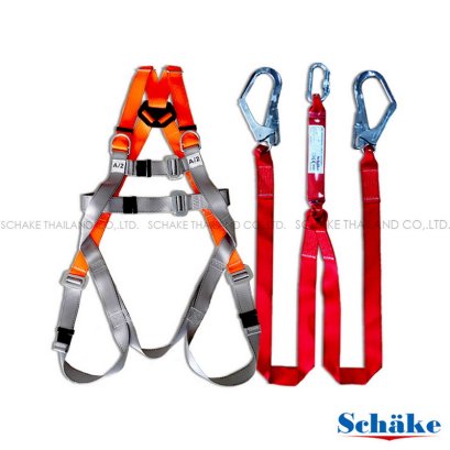 Schake Full Body Harness#SHN 3DW + 2L lanyard 2hook