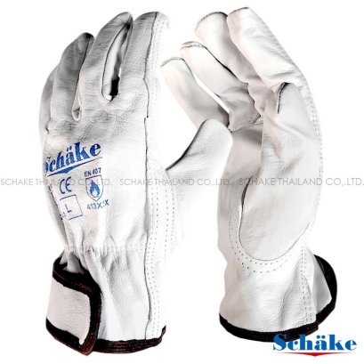 Schake Cow Caff Glove ถุงมืออาร์กอนหนังผิว Skin leather