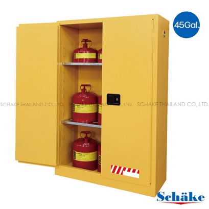 ตู้เก็บถังสารเคมี ความจุ45แกลลอน 3ช่องวาง
