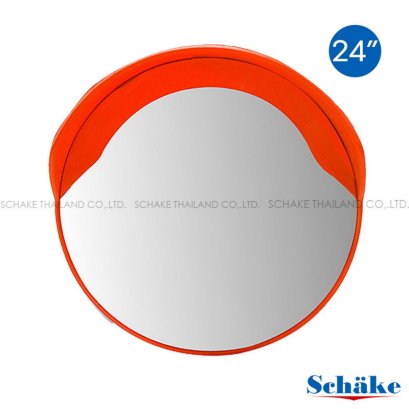 Convex Mirror Safety Mirror Size 24&quot; Orange