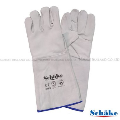 Schake ถุงมือหนังท้องบุเส้นใยกันความร้อน