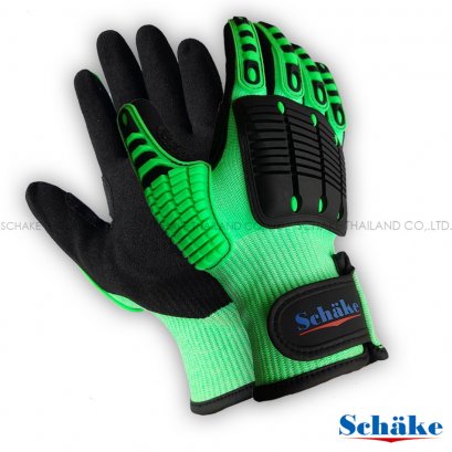 Schake Impact resistant gloves Green IMP02
