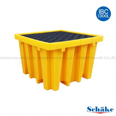 4 Ways Single SPIBC Bunded Pallet with Drain