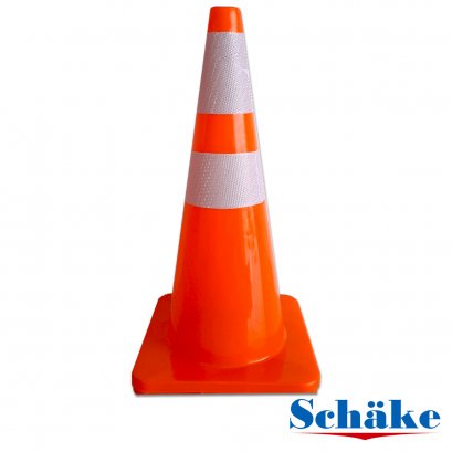 Schake กรวยจราจรติดแถบสะท้อนแสง