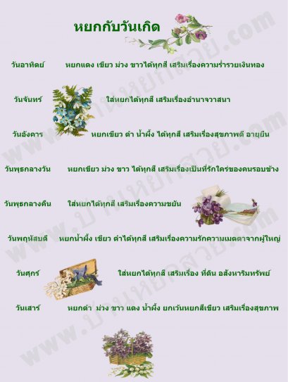 หยกกับวันเกิด