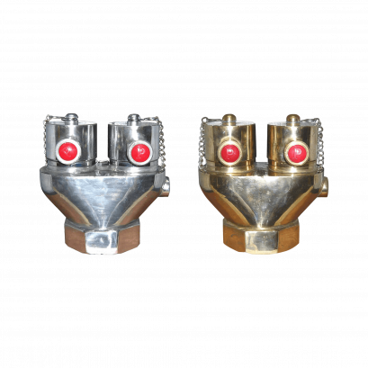 หัวรับน้ำเข้าตึก 4&quot; x 2.5&quot; x 2.5&quot; พร้อมฝา