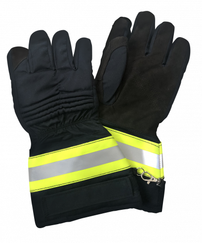 ถุงมือดับเพลิง ผ้าเคฟล่า