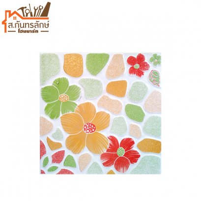 กระเบื้องปูพื้น12x12 โดนใจแดง แวลู