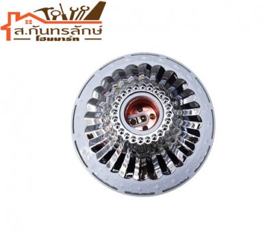 ขั้วห้อยเกลียว/ผนัง PP(รุ่งเรือง) ลายเส้นสีเงิน