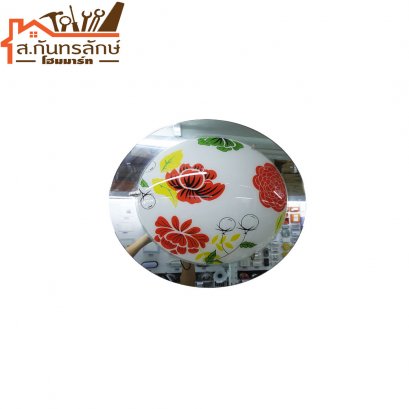 	โคมไฟติดเพดาน GLS-007 ลายดอกไม้ส้ม