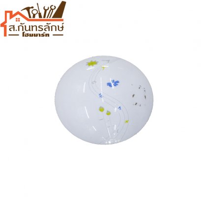 	โคมไฟติดเพดาน PC002 ลายตัวโน๊ต+ดอกไม้