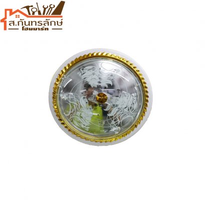 	โคมไฟติดเพดาน กลีบลายจักรทองขาว STC12-01-G4-32W STC