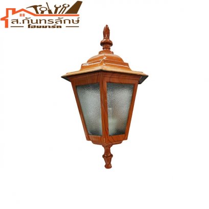 โคมไฟผนัง S02-BR STC หกเหลี่ยม-มะขาม