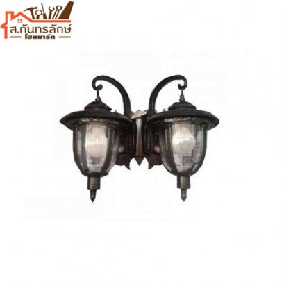 	โคมไฟผนัง SD16/2-B STC ระฆังคู่ดํา