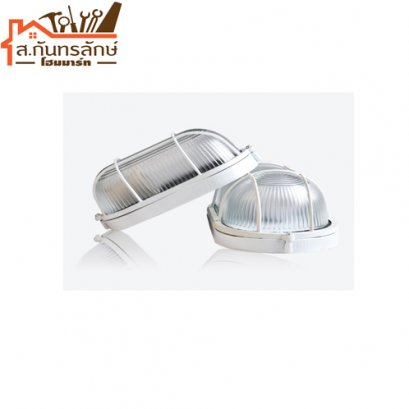 	โคมไฟผนัง ลายตรงคลอบสีขาวตราข่าย UW061-2