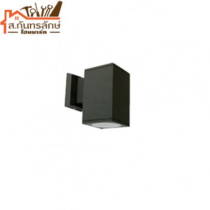 	โคมไฟผนัง สี่เหลี่ยมดํา