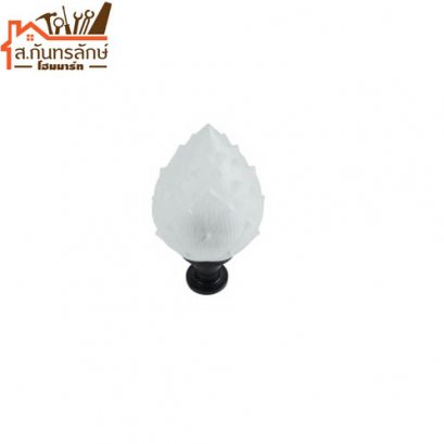 	โคมไฟหัวเสา 8&quot; บัวกลีบทราย