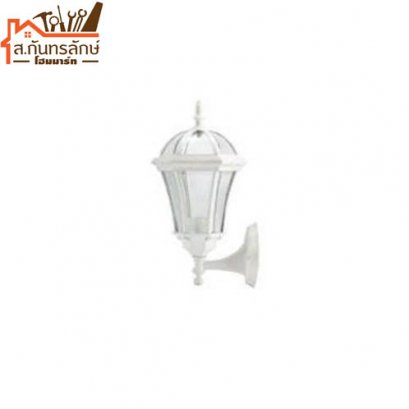 	โคมไฟหัวเสา A89/สีขาว EVE